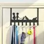 Speciosa New Carton Design Metal Iron Hooks with 8 Hooks Wall Decor Hat Coat Clothes Hangers Storage Rack Key Holder Home Organizer (C) Speciosa New Carton Design Metal Iron Hooks with 8 Hooks Wall Decor Hat Coat Clothes Hangers Storage Rack Key Holder Home Organizer (C)