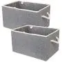 Storage Box,Zonyon Sturdy Collapsible Fabric Storage Bin Container Bakset Home Cube Organizer with Removable Lid for Bedroom,Closet,Shelves,Office,LQ-MS-Square-Grey-2 Storage Box,Zonyon Sturdy Collapsible Fabric Storage Bin Container Bakset Home Cube Organizer with Removable Lid for Bedroom,Closet,Shelves,Office,LQ-MS-Square-Grey-2