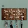 Personalized Key Holder and Dog Leash Wall Hanger Top Quality Handcrafted House Warming or Wedding Gift Key Rack for Organization with Hooks for Keys and Dog Leash Key Organizer for the Hallway Personalized Key Holder and Dog Leash Wall Hanger Top Quality Handcrafted House Warming or Wedding Gift Key Rack for Organization with Hooks for Keys and Dog Leash Key Organizer for the Hallway