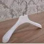 8pcs 38cm Thick Wide Shoulder White Plastic Clothes Hanger for Coats Garment and Fur 8pcs 38cm Thick Wide Shoulder White Plastic Clothes Hanger for Coats Garment and Fur