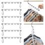10pcs Magic Clothes Hanger Hanging Chain Metal Cloth Closet Hanger Shirts Tidy Save Space Organizer Hangers for Clothes Decoration 10pcs Magic Clothes Hanger Hanging Chain Metal Cloth Closet Hanger Shirts Tidy Save Space Organizer Hangers for Clothes Decoration