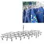 Vosarea Stainless Steel Clothes Hanger Space Saving Foldable Clothes Hangers Non-Slip with 35pcs Clips for Drying Clthes,Towels,Underwear,Socks Vosarea Stainless Steel Clothes Hanger Space Saving Foldable Clothes Hangers Non-Slip with 35pcs Clips for Drying Clthes,Towels,Underwear,Socks
