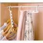 10pcs 3D Space Saving Hanger Magic Clothes Hanger with Hook Closet Organizer Home Tool