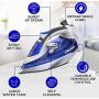 Mueller Professional Grade Steam Iron, Retractable Cord for Easy Storage, Shot of Steam/Vertical Shot, 8 Ft Cord, 3 Way Auto Shut Off, Self Clean Mueller Professional Grade Steam Iron, Retractable Cord for Easy Storage, Shot of Steam/Vertical Shot, 8 Ft Cord, 3 Way Auto Shut Off, Self Clean
