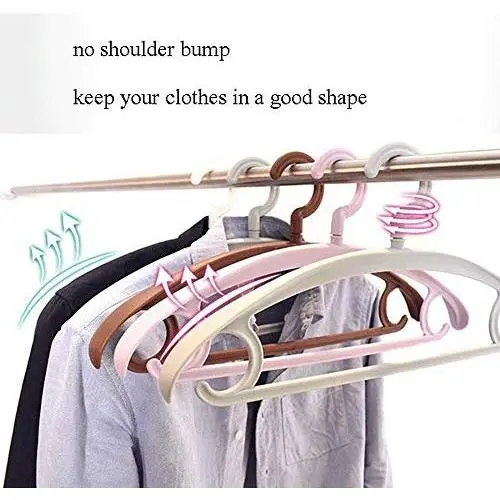 HANXIAODONG Clothes Hangers for Skirt Suit Coat Pack of 30 Solid Color Plastic Coat Hangers with Extra Wide Shoulder 360 Degree Swivel Hook (Color : White, Size : 4220.5cm) HANXIAODONG Clothes Hangers for Skirt Suit Coat Pack of 30 Solid Color Plastic Coat Hangers with Extra Wide Shoulder 360 Degree Swivel Hook (Color : White, Size : 4220.5cm)