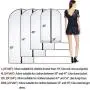 Moth Proof Garment Bags 24 x 40 ( Pack of 6 ) Black Side Breathable Clear Full Zipper Bags for Clothes Storage Moth Proof Garment Bags 24 x 40 ( Pack of 6 ) Black Side Breathable Clear Full Zipper Bags for Clothes Storage