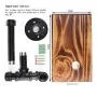 Industrial Toilet Paper Holder with Wooden Shelf Metal Wall Storage Iron Pipe Missingift Tissue Roll Hanger (Single Faced) Industrial Toilet Paper Holder with Wooden Shelf Metal Wall Storage Iron Pipe Missingift Tissue Roll Hanger (Single Faced)