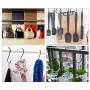 S Hooks Heavy Duty, 20-Pack Black S Shaped Hooks for Hanging Plants, Pan, Pots, Cloths, Premium S Hanger Hooks with Metal Balls