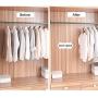 Kyue 60 Pcs Hanger Connector Hooks,for Stack Clothes and Make Your Closet Space-Saving, Creamy White