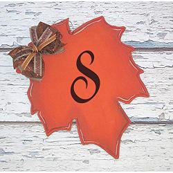 Leaf Door Hanger, Fall Leaf Wreath Sign, Fall Decorations, Patio Porch Decor, Fall Flower, Personalized Family Gift, Housewarming Gift