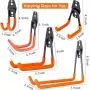 Garage Storage Utility Hooks, 8 Packs Steel Garage Hanger, Heavy Duty Storage Hooks, 5 Various Size & Wall Mount Garage Hook, Wall Hooks for Organizing Ladder, Tools & Bulk Object, Holds up 40 Pounds Garage Storage Utility Hooks, 8 Packs Steel Garage Hanger, Heavy Duty Storage Hooks, 5 Various Size & Wall Mount Garage Hook, Wall Hooks for Organizing Ladder, Tools & Bulk Object, Holds up 40 Pounds