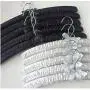 10pcs Sponge Hanger Beautiful Satin Hanger Men Clothes Hangers Trousers Clips Anti-Slip Hanger Random Color 10pcs Sponge Hanger Beautiful Satin Hanger Men Clothes Hangers Trousers Clips Anti-Slip Hanger Random Color