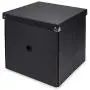 Samsill Pop n’ Store Decorative Storage Boxes with Lid, Collapsible and Stackable, Cube Storage Box, Interior Size (11"x11"x11"”) Black, PNS12LSBK Samsill Pop n’ Store Decorative Storage Boxes with Lid, Collapsible and Stackable, Cube Storage Box, Interior Size (11"x11"x11"”) Black, PNS12LSBK