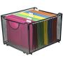 Modern Black Metal Mesh File Box/Foldable Storage Crate/Home Office Folder Holder Organizer Rack Modern Black Metal Mesh File Box/Foldable Storage Crate/Home Office Folder Holder Organizer Rack