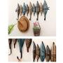 DRWXLPD Northern Europe Pothook Gate Decorate Hang A Key Holder Wall Clothes Tree Hallway Accept Wall Space Coat Hanger Link Up with