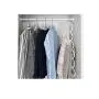 KOMPLEMENT Multi-Use Scarf & Tie Hanger 28.25", Closet Organizer, The No Snags Best Space Saving Hanger for Scarves, Pashminas, Infinity Scarves & Accessories 18 Large Rings (3.5in Wide) White KOMPLEMENT Multi-Use Scarf & Tie Hanger 28.25", Closet Organizer, The No Snags Best Space Saving Hanger for Scarves, Pashminas, Infinity Scarves & Accessories 18 Large Rings (3.5in Wide) White