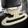 2 Pack Car Seat Headrest Coat Hanger, Automobiles Clothes Jacket Hangers, Passenger Safety Handle Grip, Car Backseat Organiser Hanging Storage Hook, Rotatable,Beige 2 Pack Car Seat Headrest Coat Hanger, Automobiles Clothes Jacket Hangers, Passenger Safety Handle Grip, Car Backseat Organiser Hanging Storage Hook, Rotatable,Beige
