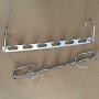 Childplaymate 6pcs Stainless Iron Closet Hook Cloth Hanger Wardrobe Organizer Space Saver
