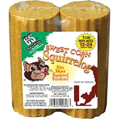 C&S Sweet Corn Squirrelog Refill Pack, 32-Ounce, 2-Pack C&S Sweet Corn Squirrelog Refill Pack, 32-Ounce, 2-Pack