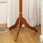 HTDZDX Free Standing Coat Hat Rack Stand with 3 Tiers 9 Hooks, Multifunctional Clothes Hanger Heavy Duty Hall Tree Stand Hanger - White/Wood Color (Color : A)