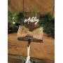 Rustic holiday decor - personalized stocking labels - stocking hooks - mantel stocking holder - custom stocking hanger - holiday home decor