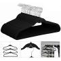 10Pcs Non Slip Velvet Suit Clothes Hangers Wardrobe Home Organizer Decoration