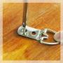 Rustark 60-Pcs Heavy Duty D Ring Picture Hangers Double Hole with Screws for Home Decoration Picture Hanging Solutions.