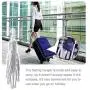 Buyplus Clothes Folding Travel Hangers - Magic Garment Collapsible Camping Hanger, 360°Rotating Space Saving Clothing Storage for Home Multi-Function Portable Retractable Non Slip Plastic Drying Rack