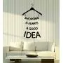 Vinyl Wall Decal Shopping Good Idea Quote Hanger Fashion Store Stickers Mural (g902)