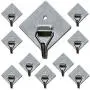 Cenland Self Adhesive Hooks 30lb(Max) Utility Wall Hooks with Holes and Screws,Waterproof and Oilproof,Bathroom Kitchen Heavy Duty Reusable Seamless Hooks(10PCS) Cenland Self Adhesive Hooks 30lb(Max) Utility Wall Hooks with Holes and Screws,Waterproof and Oilproof,Bathroom Kitchen Heavy Duty Reusable Seamless Hooks(10PCS)