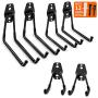 eletecpro Garage Wall Hooks Steel Multi-Size Extended U-Hook for Heavy Duty Garage Storage Organizers Bicycle Hanger Utility Hooks with Screws and Wall Anchors (6 PACK) eletecpro Garage Wall Hooks Steel Multi-Size Extended U-Hook for Heavy Duty Garage Storage Organizers Bicycle Hanger Utility Hooks with Screws and Wall Anchors (6 PACK)