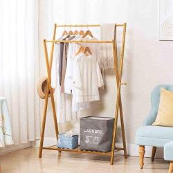 ZHHL Coat Rack Wooden Coat Rack,Hanger Floor-Mounted Clothes Rack Solid Wood Simple Hanger Bedroom Clothes Rack Simple and Modern Three Sizes (Size : L70cm)