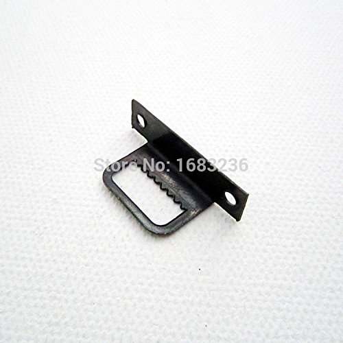 50pcs Black Metal Picture Photo Oil Painting Mirror Frame Sawtooth Saw Tooth Hidden Hanger Hook with 100 Screws Right Angle