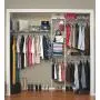 Closet Organizer Shelves System Kit Shelf Rack Clothes Storage Wardrobe Hanger Closet Organizer Shelves System Kit Shelf Rack Clothes Storage Wardrobe Hanger