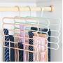 10pcs Random Color 5-Layer Clothes Hanger Drying Racks Multi-Functional Innovative Hanger Multi-Storey Scarf Racks Anti-Slip Pants Folder