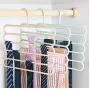 10pcs Random Color 5-Layer Clothes Hanger Drying Racks Multi-Functional Innovative Hanger Multi-Storey Scarf Racks Anti-Slip Pants Folder 10pcs Random Color 5-Layer Clothes Hanger Drying Racks Multi-Functional Innovative Hanger Multi-Storey Scarf Racks Anti-Slip Pants Folder