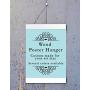 White Wood Poster Hanger, Custom size Art Hanger, poster frame, picture hanger, White Wood, Handmade Frame