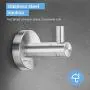 JOUBU Towel Hook Brushed Nickel,Contains a Round Utility Towel Hook,A Double Prong Coat Hook,A Single Prong Robe Hook for Bathroom Toilet Kitchen Garage Home Storage Clothes Hanger,Wall Mounted 3-PACK JOUBU Towel Hook Brushed Nickel,Contains a Round Utility Towel Hook,A Double Prong Coat Hook,A Single Prong Robe Hook for Bathroom Toilet Kitchen Garage Home Storage Clothes Hanger,Wall Mounted 3-PACK