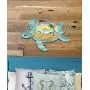 G.DeBrekht Sea Turtle Beach Sunrise Scenic Waves Coastal Wooden Door hanger / wall decor #8198518H