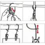 lasenersm 12 Pieces Clothes Peg Clip Pins with Rope Clothes Hanger Clips Clothes Pegs Windproof Hanger Plastic Clips for Sock and Clothes, Color Random