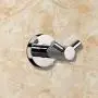 Crown Double Robe Hook Chrome for Bathroom 2 Pack Towel Hook Wall Mounted Hat Coat Clothes Hanger for Wardrobe Bedroom Kitchen CR10 Crown Double Robe Hook Chrome for Bathroom 2 Pack Towel Hook Wall Mounted Hat Coat Clothes Hanger for Wardrobe Bedroom Kitchen CR10