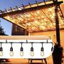 Beheno 20 PCS Q-Hanger, Screw Hooks for Outdoor String Lights, Safety Buckle Design, Easy Release