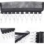 Miklan Cap Organizer Hanger, 10 Baseball Cap Holder, Hat Organizer for Closet, Change Your Cloth Hanger to Cap Organizer Hanger, Keep Your Hats Cleaner Than A Hat Rack