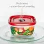 Rubbermaid Easy Find Vented Lids Food Storage Containers, Set of 30 (60 Pieces Total), Racer Red