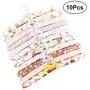 10pcs Flower Cloth Non-Slip Wood Hangers Pastoral Cloth Hanger Non-Slip Clothes Hangers Drying Rack for Clothes Mixed Color 10pcs Flower Cloth Non-Slip Wood Hangers Pastoral Cloth Hanger Non-Slip Clothes Hangers Drying Rack for Clothes Mixed Color