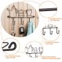 OMMITO Hooks Rack Hanger, Wall Hooks Kitchen Home Restaurant Keys Coats Cups Decorative Decor Wall Mounted Iron Small OMMITO Hooks Rack Hanger, Wall Hooks Kitchen Home Restaurant Keys Coats Cups Decorative Decor Wall Mounted Iron Small