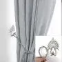 uxcell Curtain Tieback Hooks Zinc Alloy Vintage Tassel Curtain Drapery Holders Window Holdback Wall Hook Clothes Hanger Silver Tone uxcell Curtain Tieback Hooks Zinc Alloy Vintage Tassel Curtain Drapery Holders Window Holdback Wall Hook Clothes Hanger Silver Tone