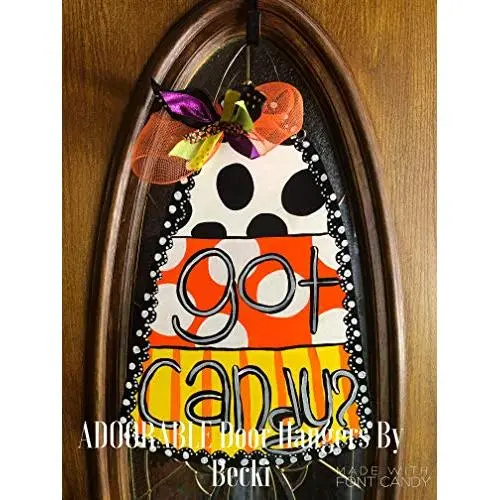Cute Candy Corn Halloween Door Hanger Wood Cut Out FREE SHIPPING Cute Candy Corn Halloween Door Hanger Wood Cut Out FREE SHIPPING