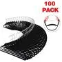 Palm kloset 100PCS Velvet Clothes Shirt/Pants Suit/Hangers Hook Non Slip Storage Organize