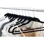Moralty 100 PCS Non Slip Velvet Clothes Suit/Shirt/Pants Hangers Black Moralty 100 PCS Non Slip Velvet Clothes Suit/Shirt/Pants Hangers Black